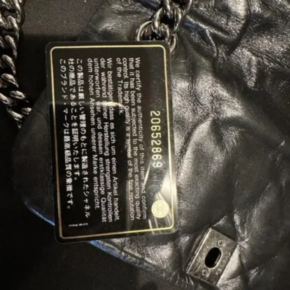 Gorgeous Chanel Black Flap Bag w/silver EUC - Picture 9 of 12